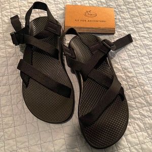 NEW IN BOX Chaco Z1 Classic Sports Sandals Size 8 Black Polyester Straps Women's